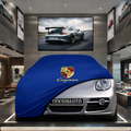 Porsche Cayman 987C (2005-2012) Custom Fit Indoor Car Cover Soft Stretch Black Gray Blue Red Dust Protection Garage Cover Laser Cut + Bag