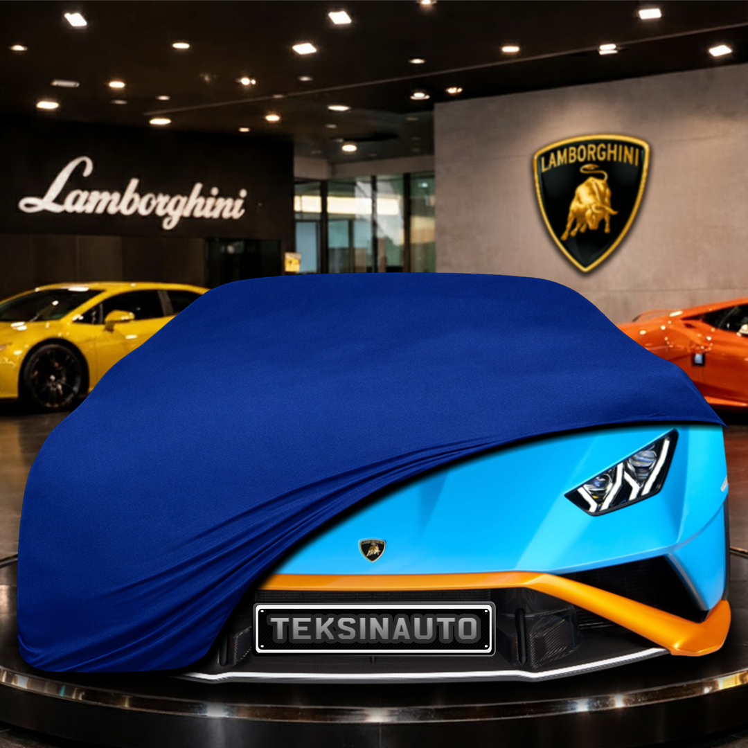 Lamborghini Huracan STO (2020-) Custom Fit Indoor Car Cover Soft Stretch Black Gray Blue Red Dust Protection Garage Cover Laser Cut + Bag