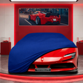 Ferrari SF90 Custom Fit Indoor Car Cover Soft Stretch Black Gray Blue Red Dust Protection Garage Cover Laser Cut + Bag