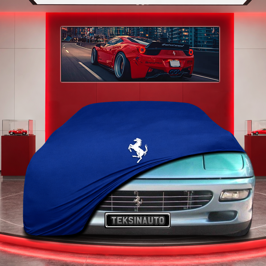 Ferrari 456 Custom Fit Indoor Car Cover Soft Stretch Black Gray Blue Red Dust Protection Garage Cover Laser Cut + Bag