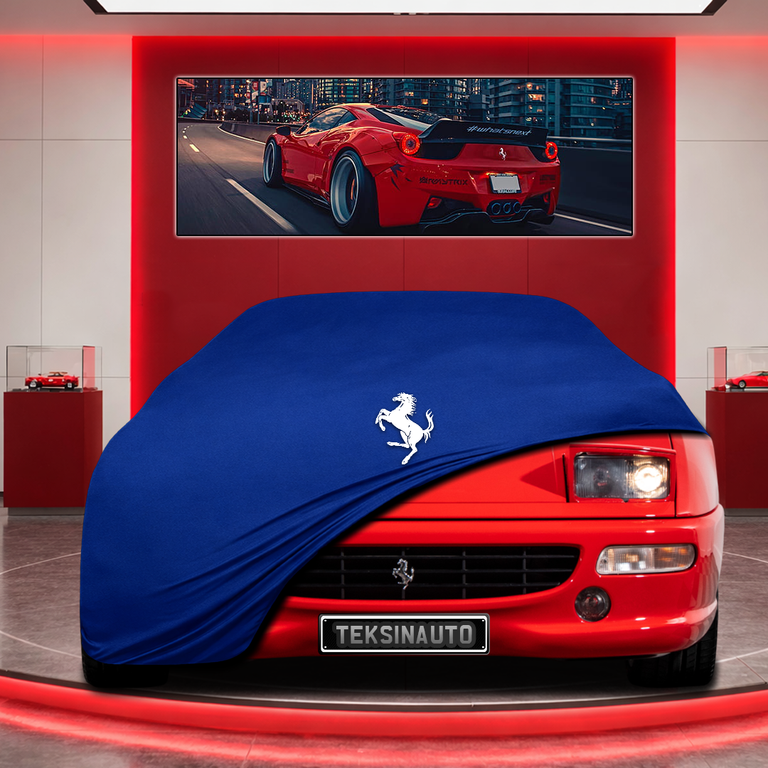 Ferrari F355 Custom Fit Indoor Car Cover Soft Stretch Black Gray Blue Red Dust Protection Garage Cover Laser Cut + Bag