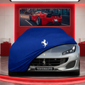Ferrari Portofino Custom Fit Indoor Car Cover Soft Stretch Black Gray Blue Red Dust Protection Garage Cover Laser Cut + Bag