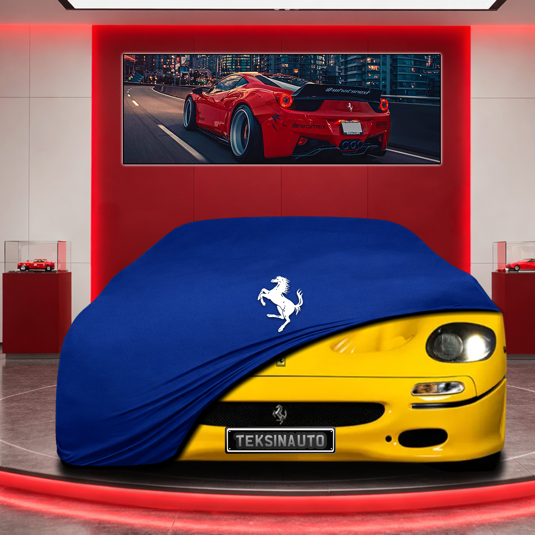 Ferrari F50 Custom Fit Indoor Car Cover Soft Stretch Black Gray Blue Red Dust Protection Garage Cover Laser Cut + Bag