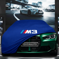 BMW G80 M3 (2019-) Custom Fit Indoor Car Cover Soft Stretch Black Gray Blue Red Dust Protection Garage Cover Laser Cut + Bag