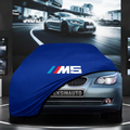 BMW E60 M5 (2003-2010) Custom Fit Indoor Car Cover Soft Stretch Black Gray Blue Red Dust Protection Garage Cover Laser Cut + Bag