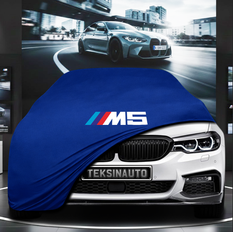 BMW 5 G30 (2016-) Custom Fit Indoor Car Cover Soft Stretch Black Gray Blue Red Dust Protection Garage Cover Laser Cut + Bag
