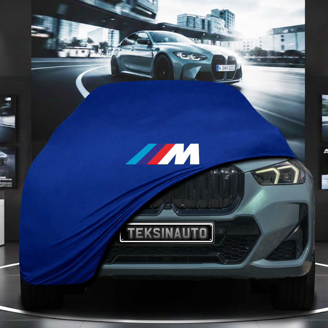 BMW İX 1 (2022-) Custom Fit Indoor Car Cover Soft Stretch Black Gray Blue Red Dust Protection Garage Cover Laser Cut + Bag