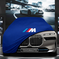 BMW 7 G70 (2023-) Custom Fit Indoor Car Cover Soft Stretch Black Gray Blue Red Dust Protection Garage Cover Laser Cut + Bag
