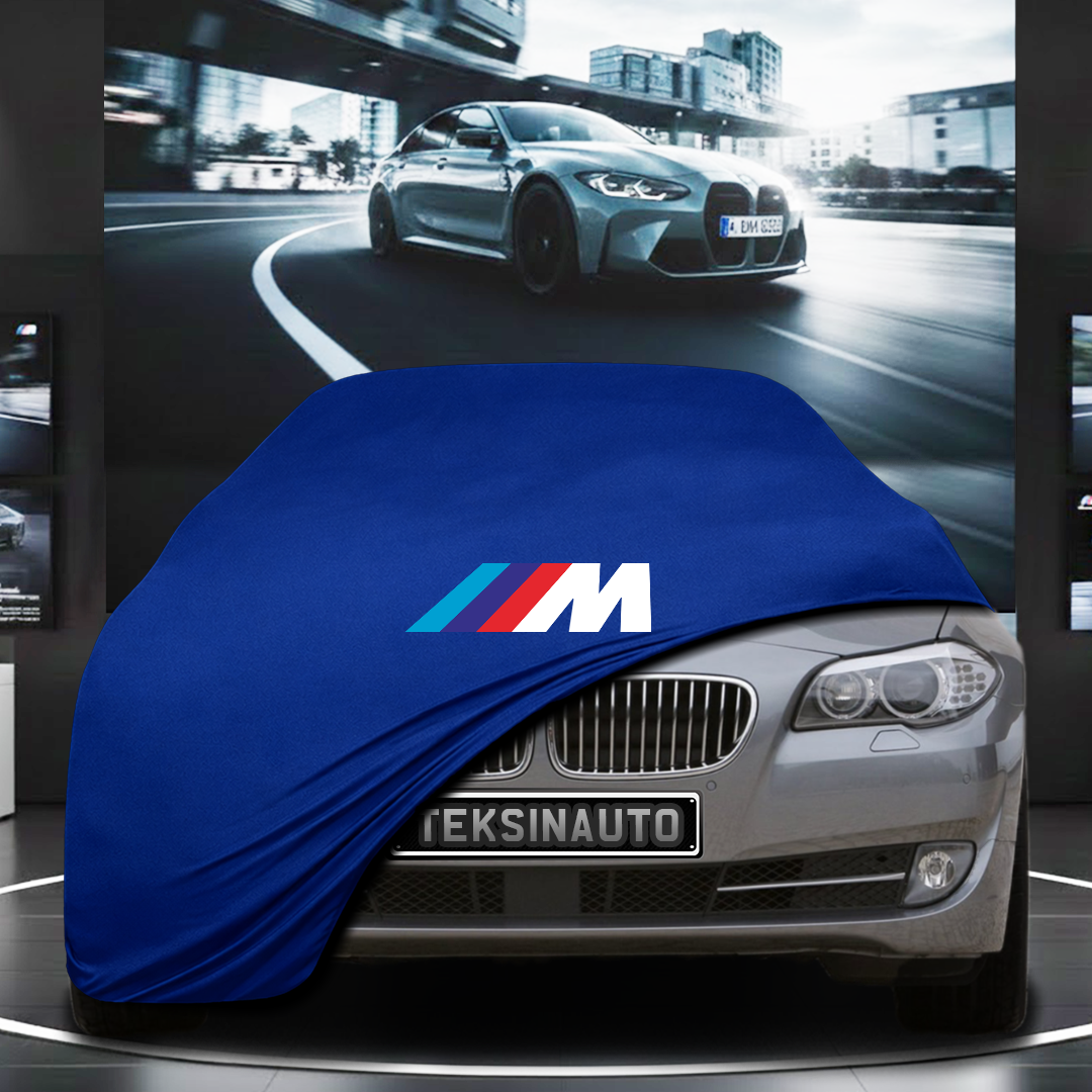 BMW M5 F10 SEDAN (2010-2017) Custom Fit Indoor Car Cover Soft Stretch Black Gray Blue Red Dust Protection Garage Cover Laser Cut + Bag
