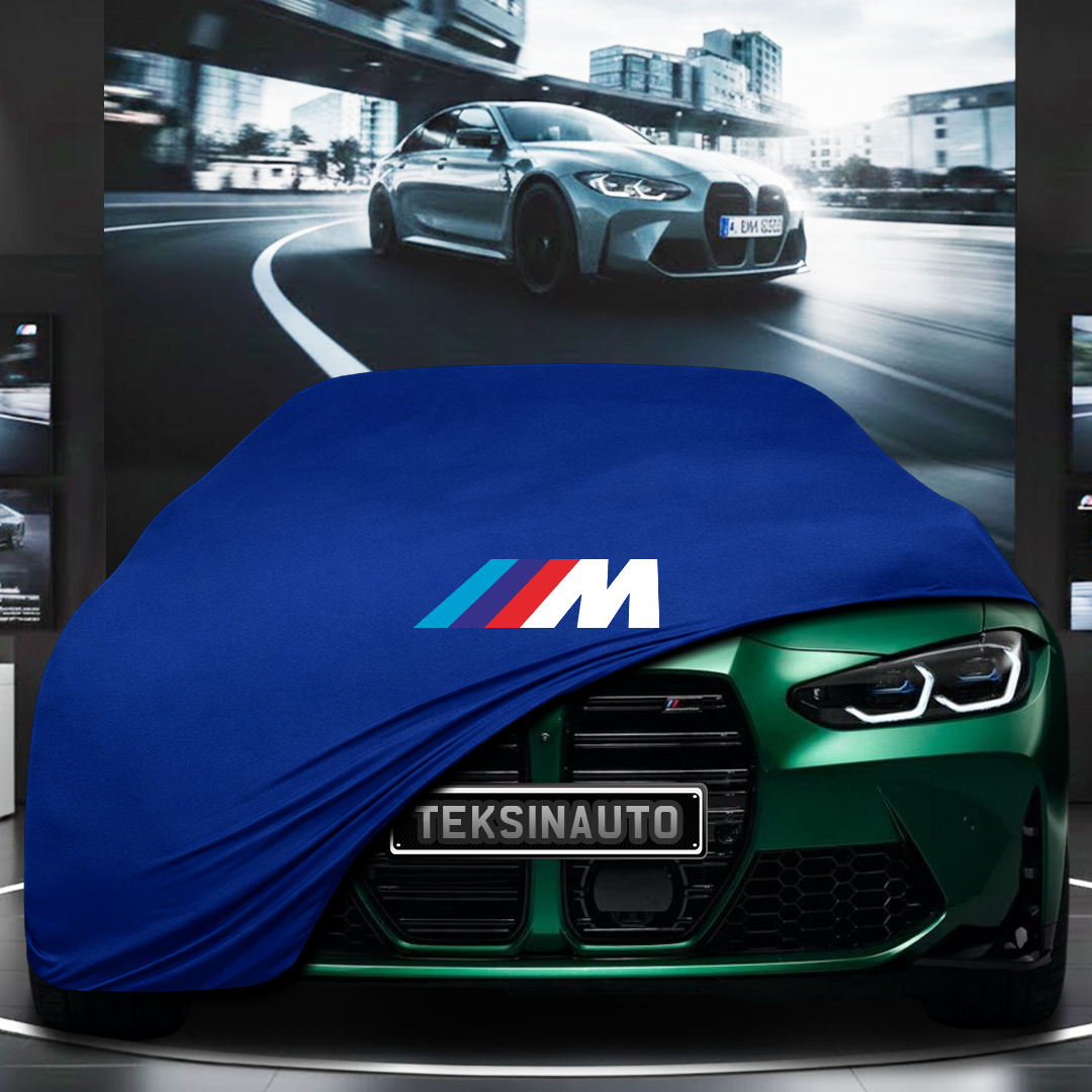 BMW G80 M3 (2019-) Custom Fit Indoor Car Cover Soft Stretch Black Gray Blue Red Dust Protection Garage Cover Laser Cut + Bag