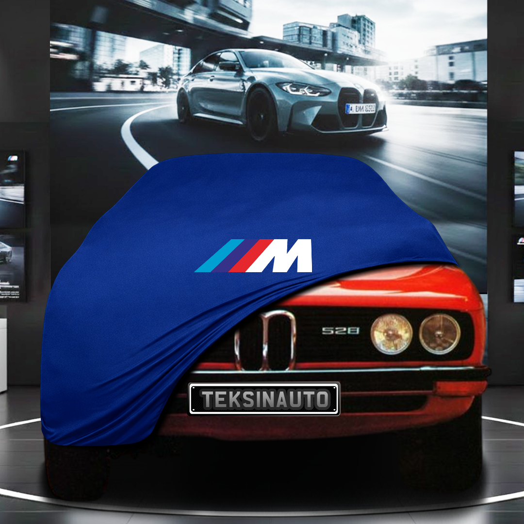 BMW 5 E12 (1972-1981) Custom Fit Indoor Car Cover Soft Stretch Black Gray Blue Red Dust Protection Garage Cover Laser Cut + Bag