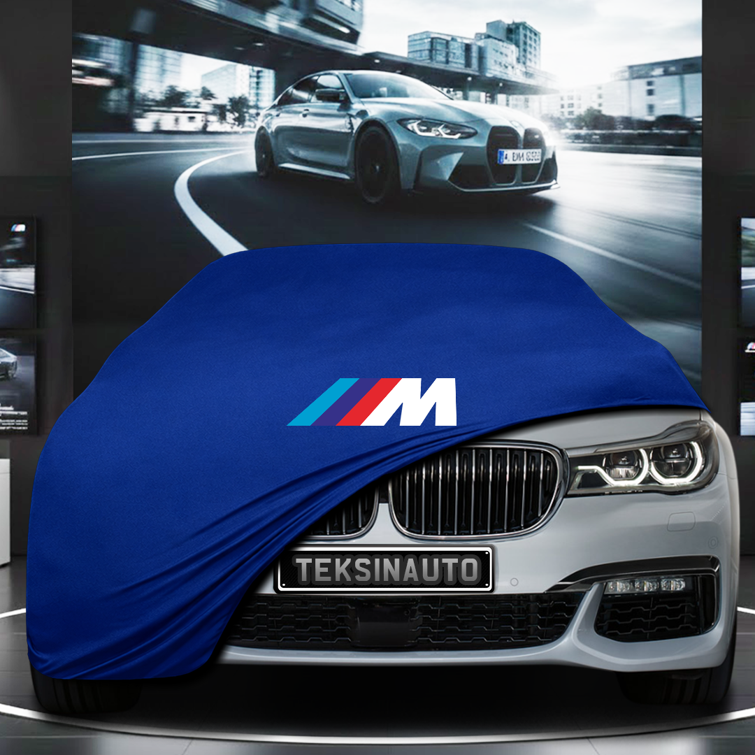BMW 7 G11 SHORT (2015-2022) Custom Fit Indoor Car Cover Soft Stretch Black Gray Blue Red Dust Protection Garage Cover Laser Cut + Bag