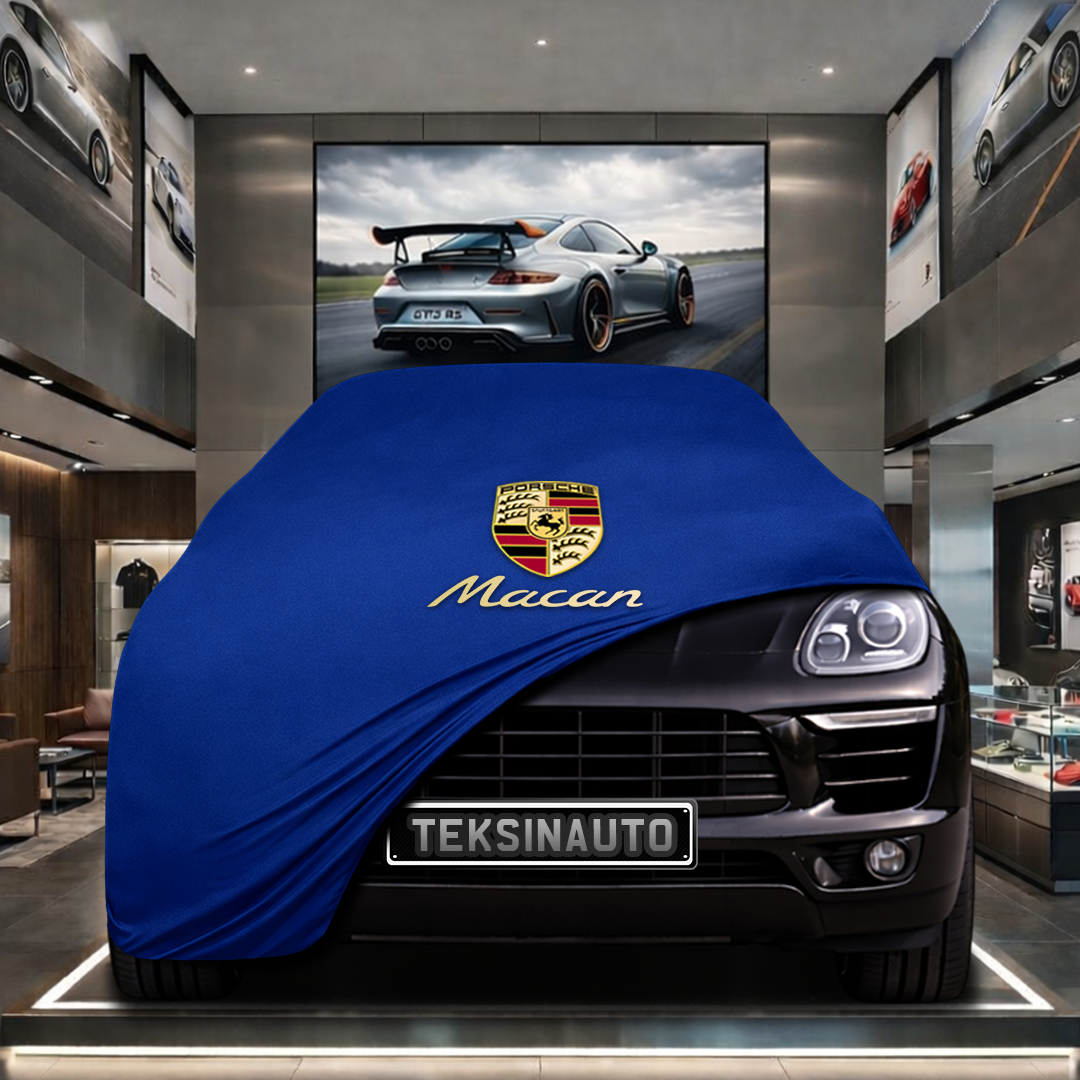 PORSCHE MACAN 1 95B Custom Fit Indoor Car Cover Soft Stretch Black Gray Blue Red Dust Protection Garage Cover Laser Cut + Bag