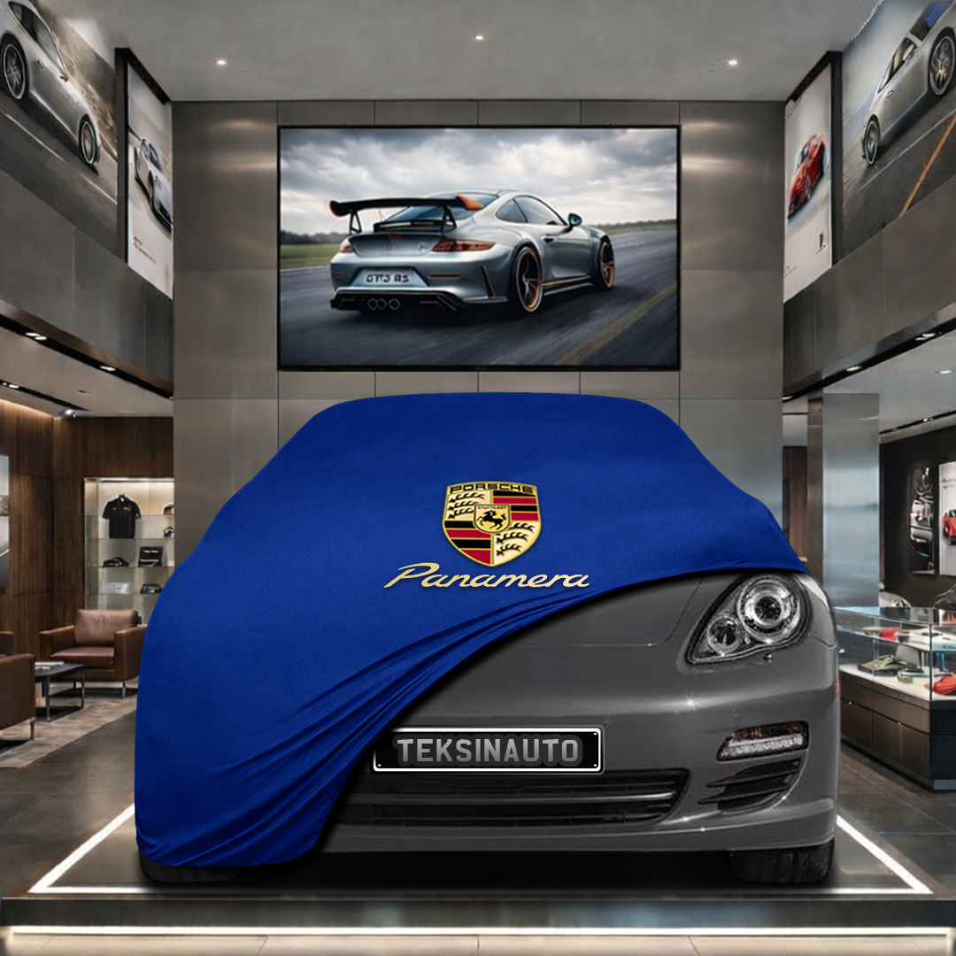 Porsche Panamera (G1-2-G2-2) Custom Fit Indoor Car Cover Soft Stretch Black Gray Blue Red Dust Protection Garage Cover Laser Cut + Bag