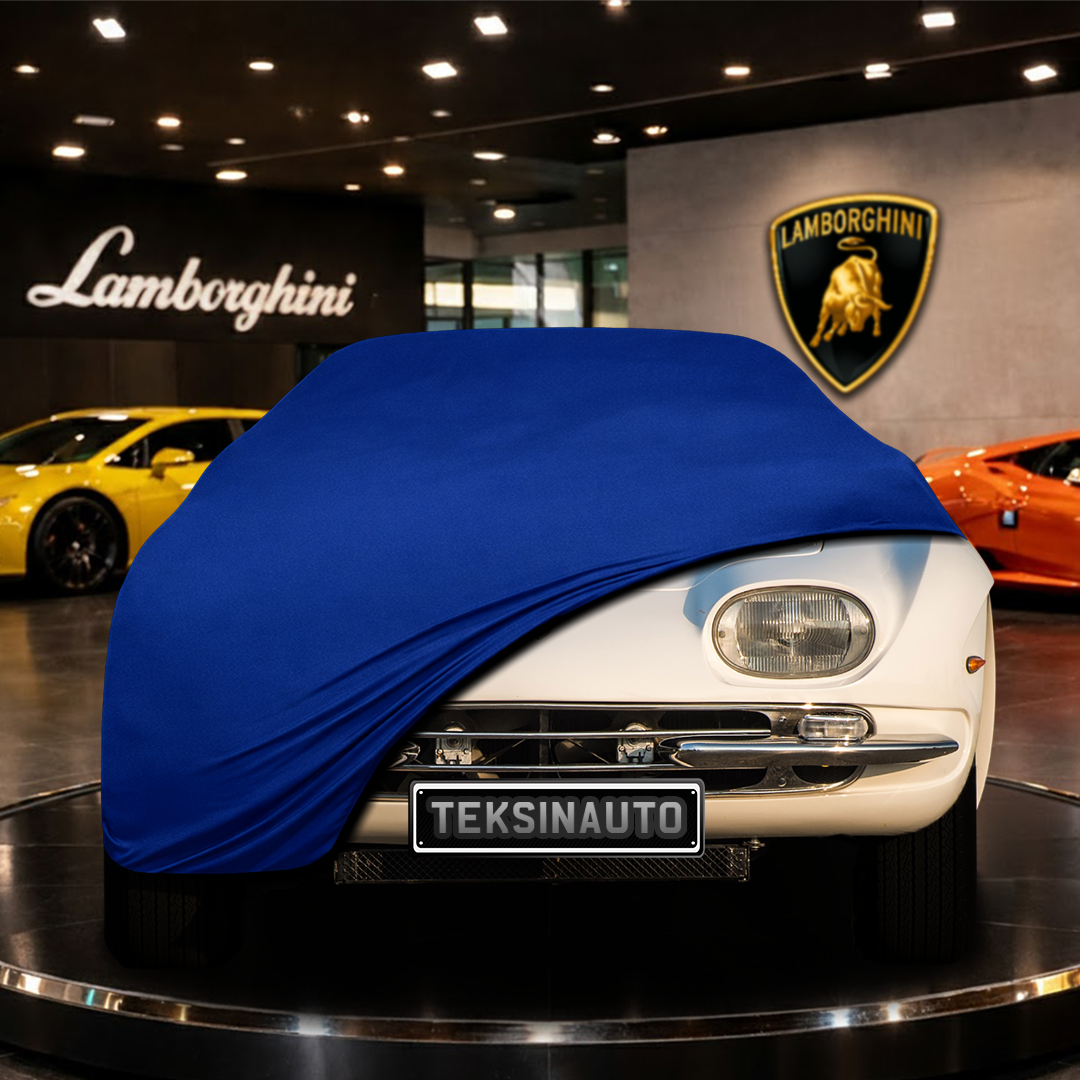 Lamborghini 350 GT (1964-1967) Indoor Car Cover Custom Fit, Black, Gray, Blue, Red Color