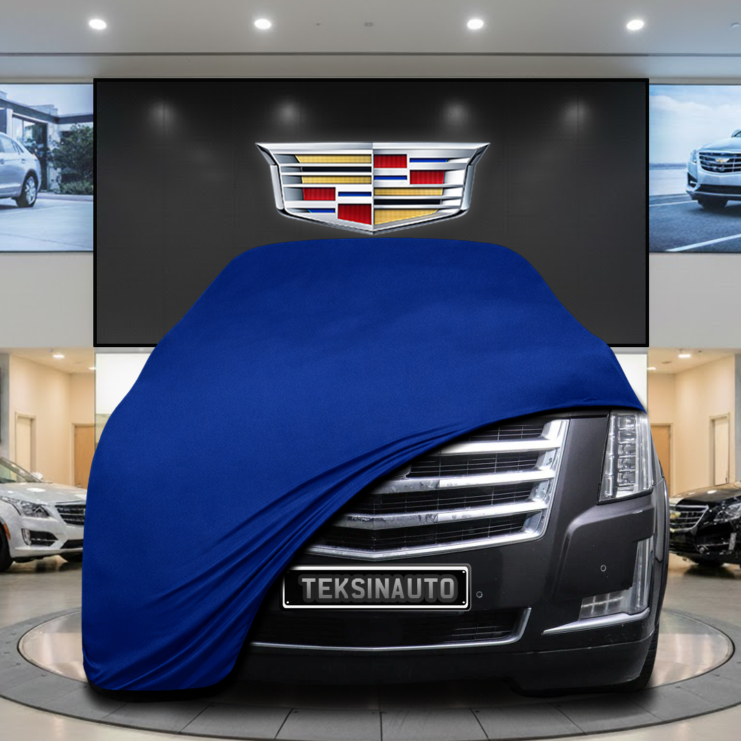 Cadillac Escalade 4 (2014-2020) Custom Fit Indoor Car Cover Soft Stretch Black Gray Blue Red Dust Protection Garage Cover Laser Cut + Bag