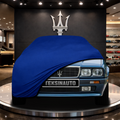 MASERATİ 228 (1986-1992) Custom Fit Indoor Car Cover Soft Stretch Black Gray Blue Red Dust Protection Garage Cover Laser Cut + Bag