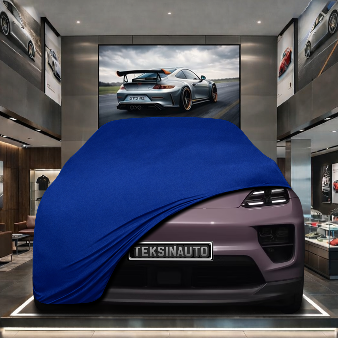 PORSCHE MACAN 2 ELECTRİC 2024- Custom Fit Indoor Car Cover Soft Stretch Black Gray Blue Red Dust Protection Garage Cover Laser Cut + Bag