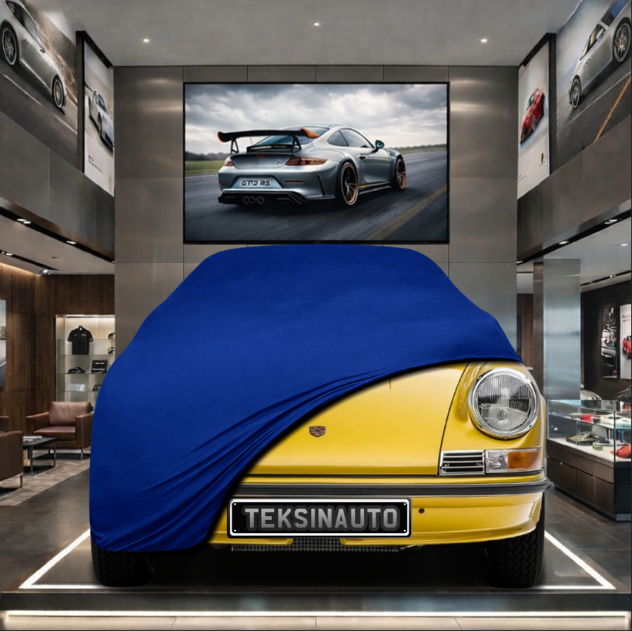 PORSCHE 911 TARGA (F) Custom Fit Indoor Car Cover Soft Stretch Black Gray Blue Red Dust Protection Garage Cover Laser Cut + Bag