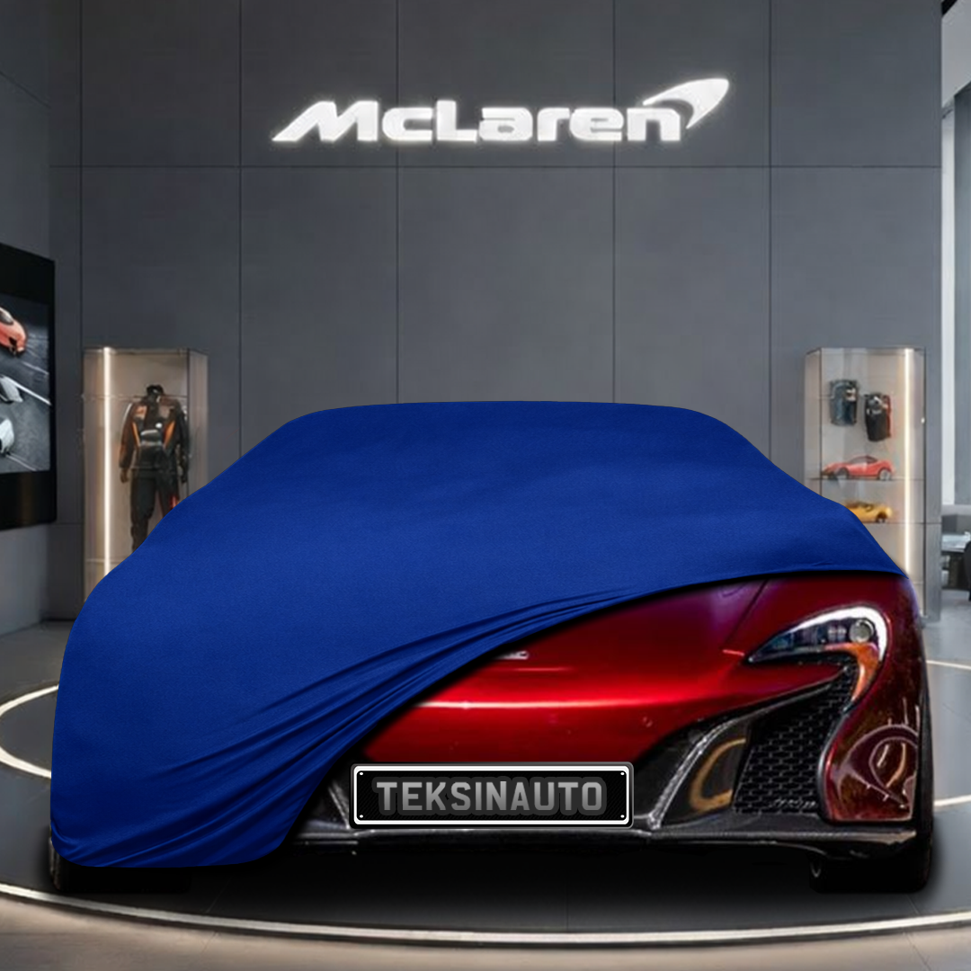 McLaren 650S (2014-2017) Custom Fit Indoor Car Cover Soft Stretch Black Gray Blue Red Dust Protection Garage Cover Laser Cut + Bag
