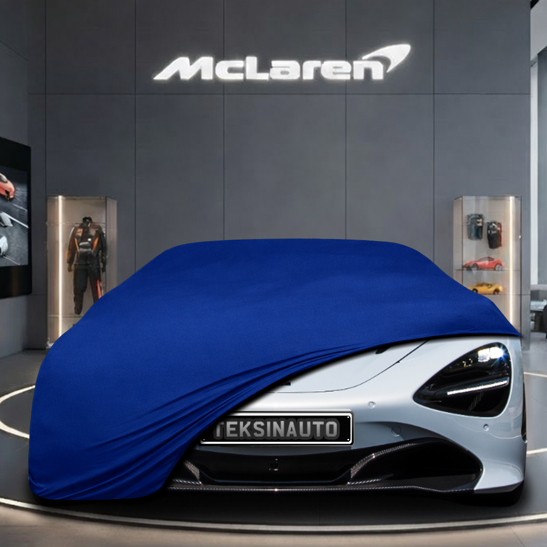 McLaren 720S (2017-2023) Custom Fit Indoor Car Cover Soft Stretch Black Gray Blue Red Dust Protection Garage Cover Laser Cut + Bag