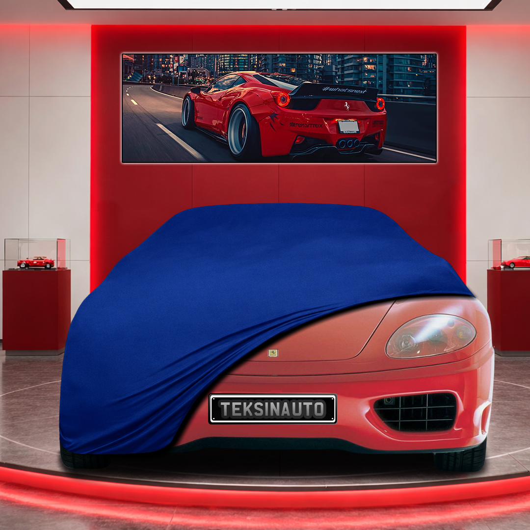 Ferrari 360 Spider Custom Fit Indoor Car Cover Soft Stretch Black Gray Blue Red Dust Protection Garage Cover Laser Cut + Bag