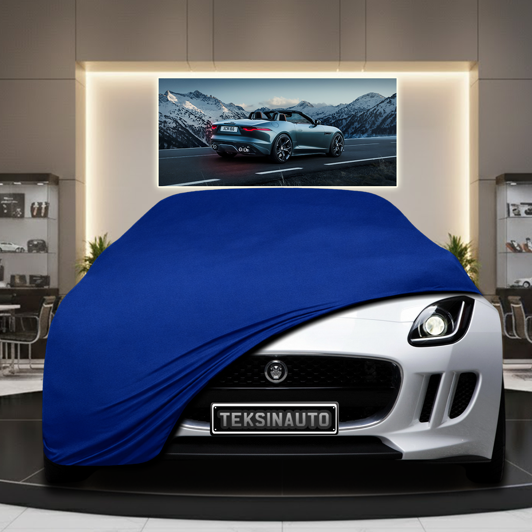 Jaguar C-X16 Custom Fit Indoor Car Cover Soft Stretch Black Gray Blue Red Dust Protection Garage Cover Laser Cut + Bag