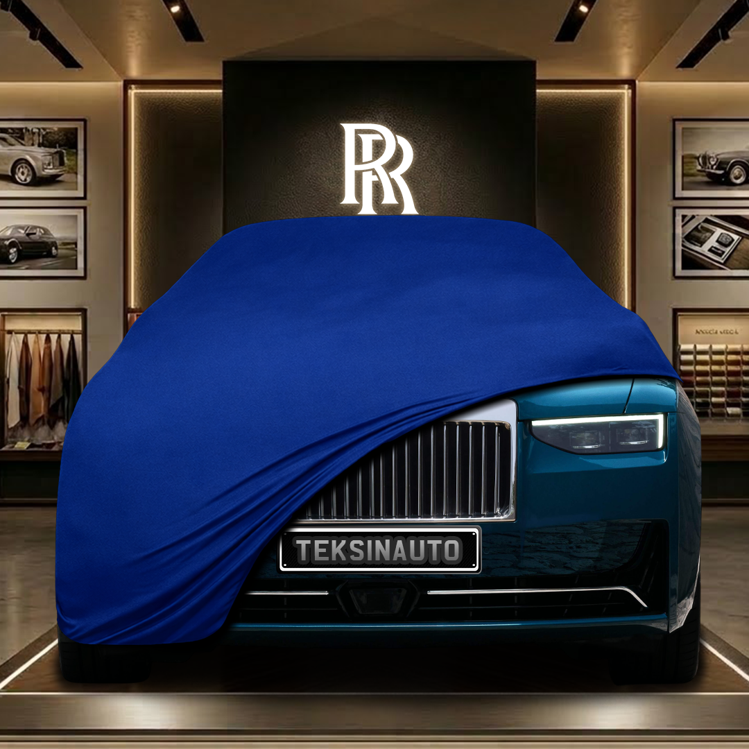 Rolls Royce Ghost 2 (2020-) Custom Fit Indoor Car Cover Soft Stretch Black Gray Blue Red Dust Protection Garage Cover Laser Cut + Bag