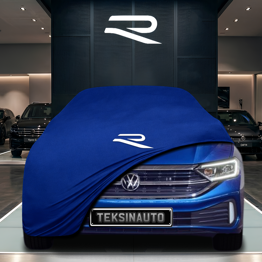 Volkswagen Jetta 7 (2018-) Custom Fit Indoor Car Cover Soft Stretch Black Gray Blue Red Dust Protection Garage Cover Laser Cut + Bag