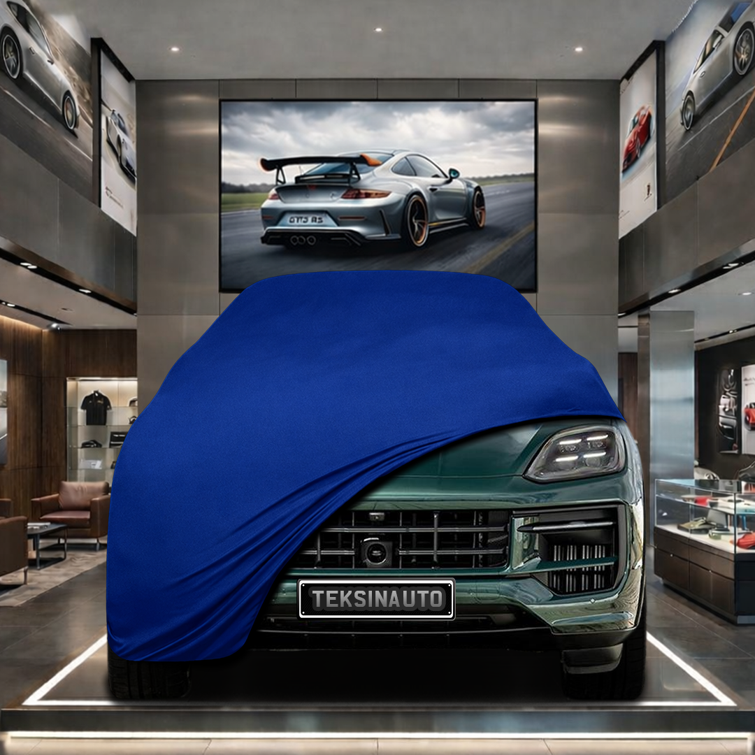 PORSCHE CAYENNE 3 2023- Custom Fit Indoor Car Cover Soft Stretch Black Gray Blue Red Dust Protection Garage Cover Laser Cut + Bag