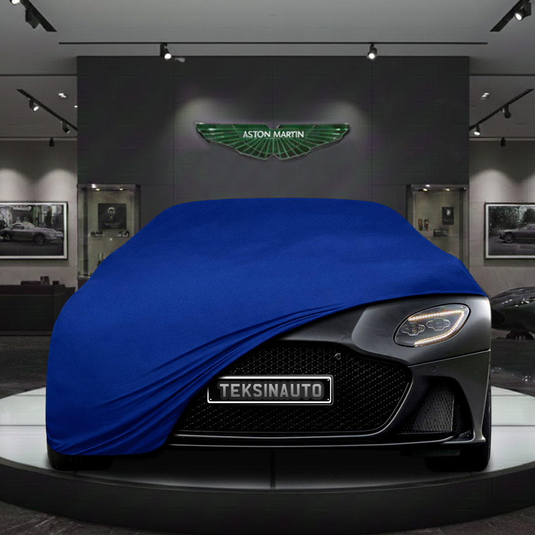 Aston Martin DBS Superleggera (2018-) Custom Fit Indoor Car Cover Soft Stretch Black Gray Blue Red Dust Protection Garage Cover Laser Cut + Bag