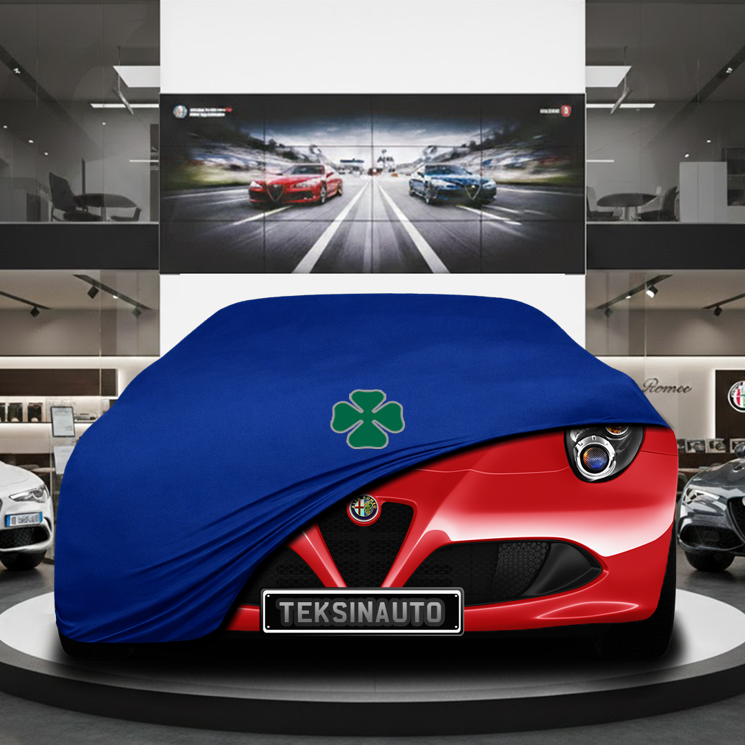 Alfa 8C Spider Roadster Custom Fit Indoor Car Cover Soft Stretch Black Gray Blue Red Dust Protection Garage Cover Laser Cut + Bag