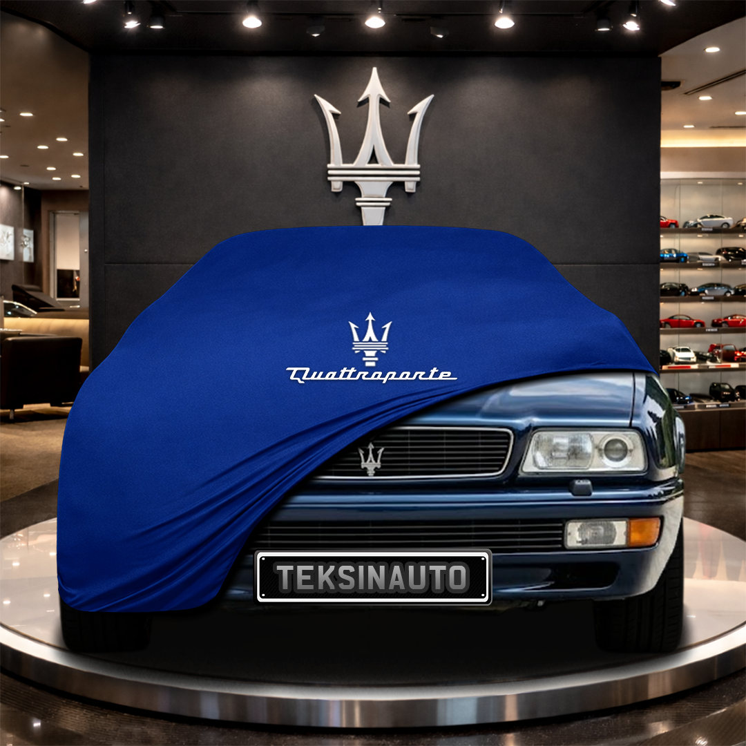 MASERATİ QUATTROPORTE (1994-1998) Custom Fit Indoor Car Cover Soft Stretch Black Gray Blue Red Dust Protection Garage Cover Laser Cut + Bag