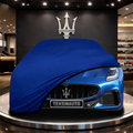 MASERATİ GRANTURİSMO M189 (2023-) Custom Fit Indoor Car Cover Soft Stretch Black Gray Blue Red Dust Protection Garage Cover Laser Cut + Bag