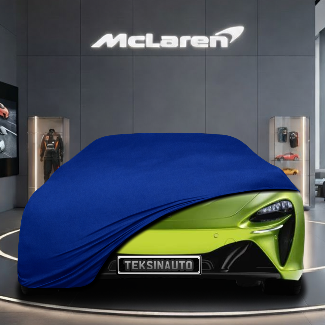 McLaren Artura (2021-) Custom Fit Indoor Car Cover Soft Stretch Black Gray Blue Red Dust Protection Garage Cover Laser Cut + Bag
