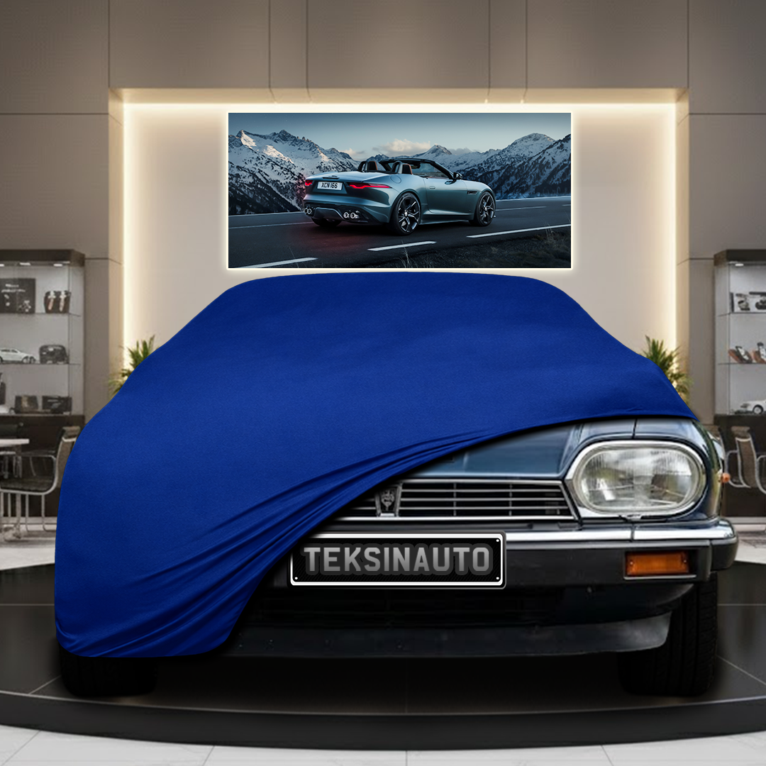 JAGUAR XJS COUPE 1975-1996 Custom Fit Indoor Car Cover Soft Stretch Black Gray Blue Red Dust Protection Garage Cover Laser Cut + Bag