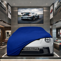 PORSCHE 911 GT3 RS Custom Fit Indoor Car Cover Soft Stretch Black Gray Blue Red Dust Protection Garage Cover Laser Cut + Bag (Kopya)