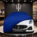 MASERATİ GRANCABRİO M189 (2024-) Custom Fit Indoor Car Cover Soft Stretch Black Gray Blue Red Dust Protection Garage Cover Laser Cut + Bag