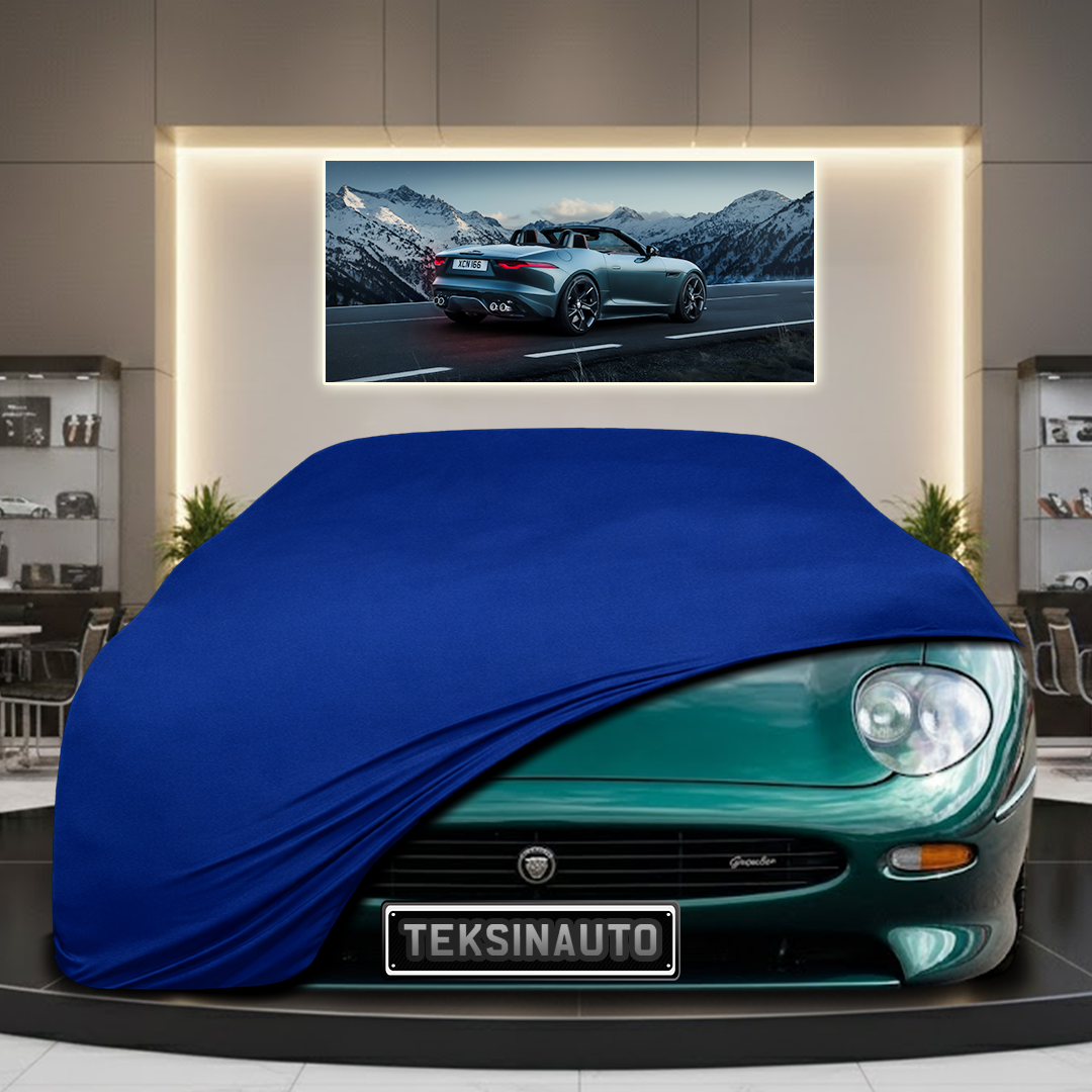 JAGUAR XJ220 1992-1994 Custom Fit Indoor Car Cover Soft Stretch Black Gray Blue Red Dust Protection Garage Cover Laser Cut + Bag
