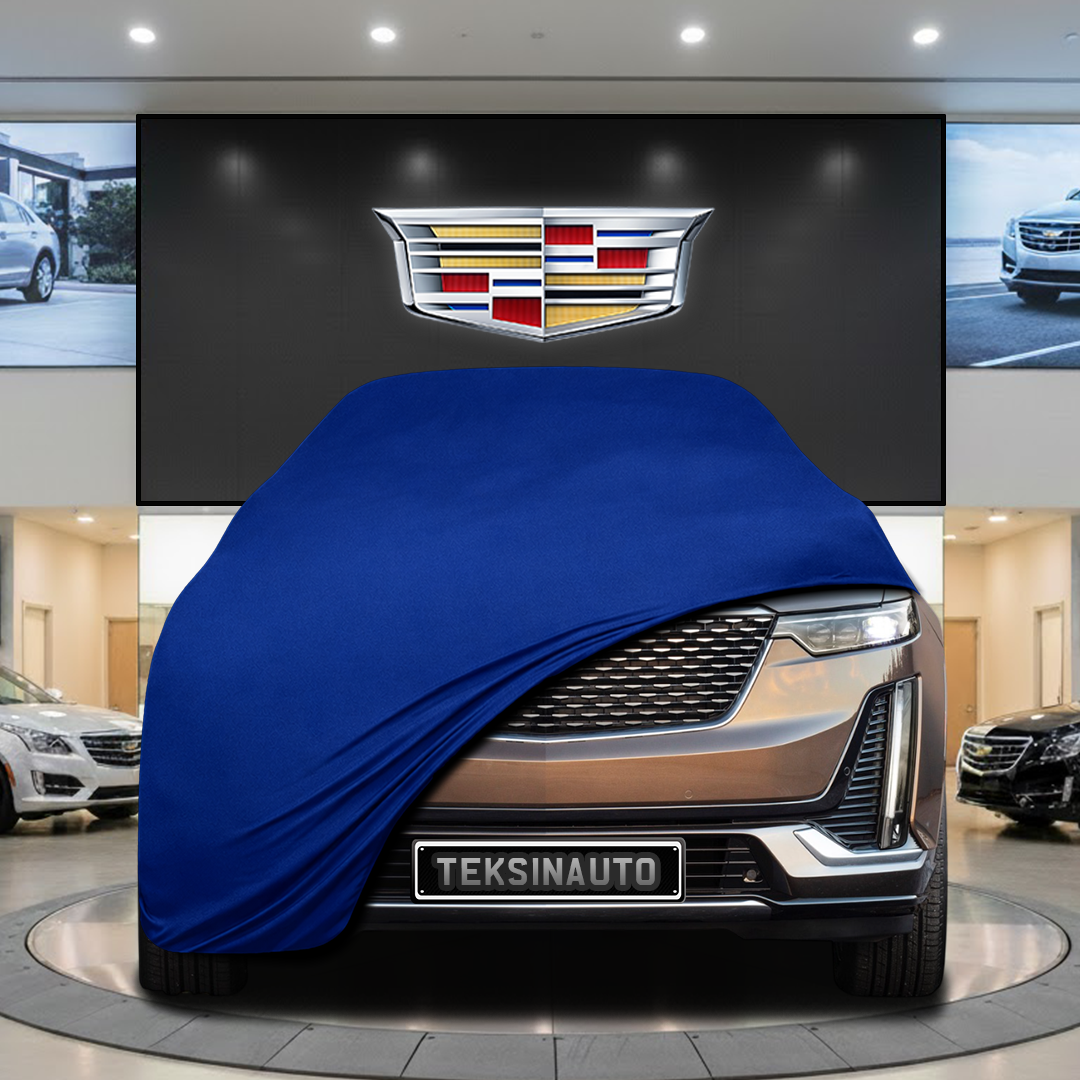 Cadillac XT6 (2019-) Custom Fit Indoor Car Cover Soft Stretch Black Gray Blue Red Dust Protection Garage Cover Laser Cut + Bag