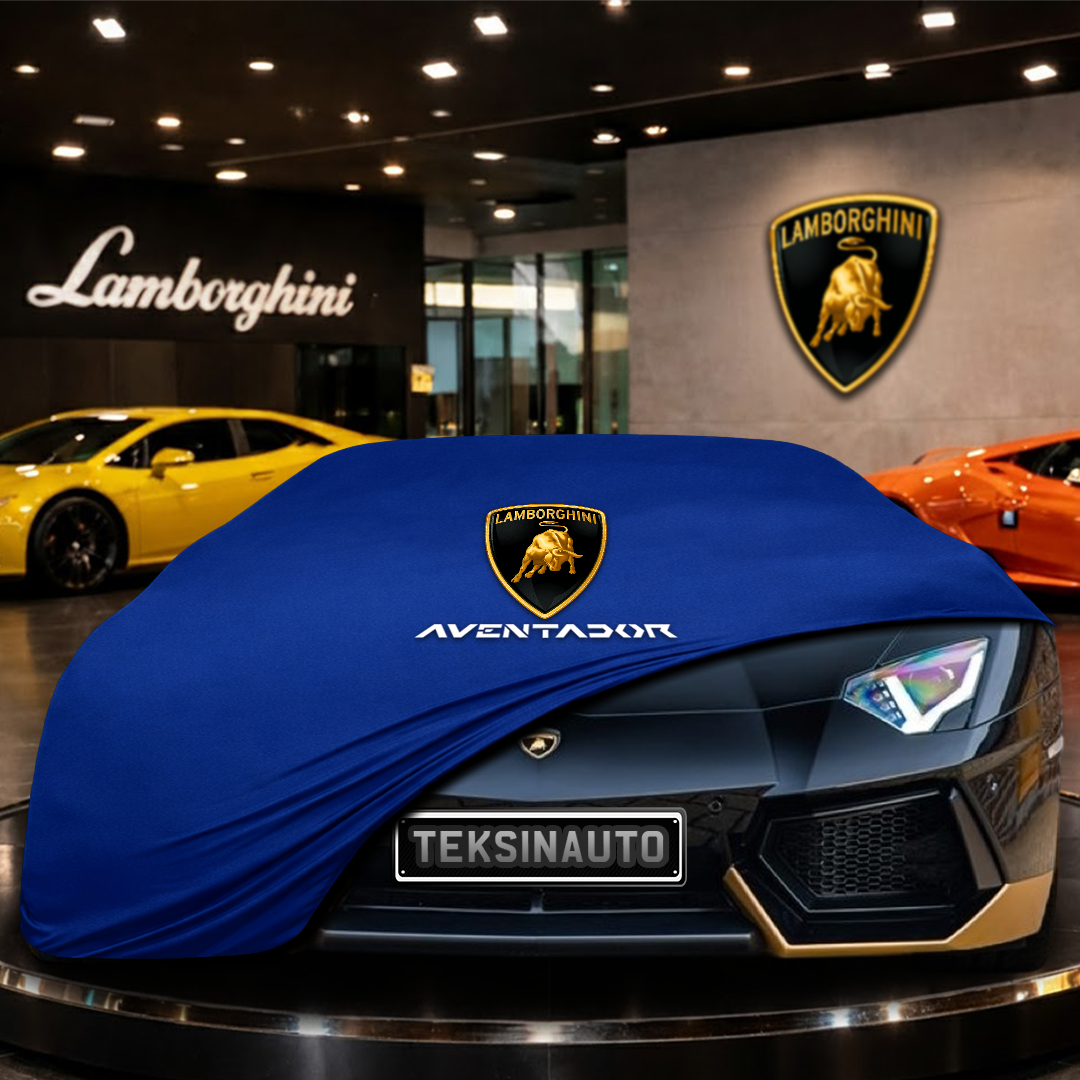 Lamborghini Aventador Miura Homage (2016-) Indoor Car Cover Custom Fit, Black, Gray, Blue, Red Color