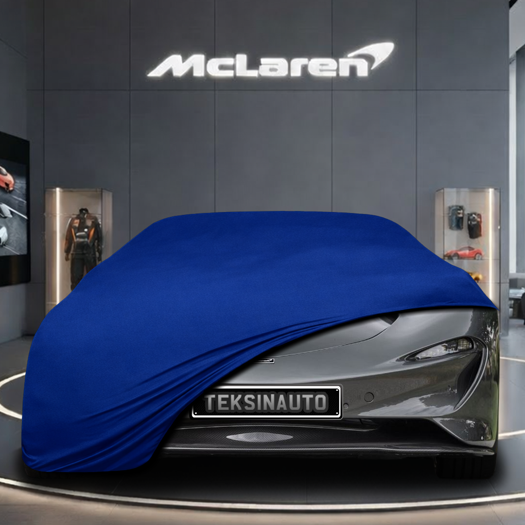 McLaren Speedtail (2020-) Custom Fit Indoor Car Cover Soft Stretch Black Gray Blue Red Dust Protection Garage Cover Laser Cut + Bag