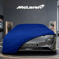 McLaren Speedtail (2020-) Custom Fit Indoor Car Cover Soft Stretch Black Gray Blue Red Dust Protection Garage Cover Laser Cut + Bag