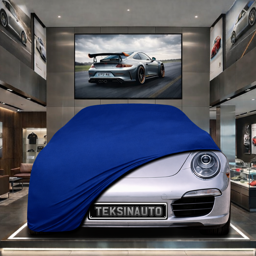 PORSCHE 911 991-2 CABRİOLET 2015-2018 Custom Fit Indoor Car Cover Soft Stretch Black Gray Blue Red Dust Protection Garage Cover Laser Cut + Bag