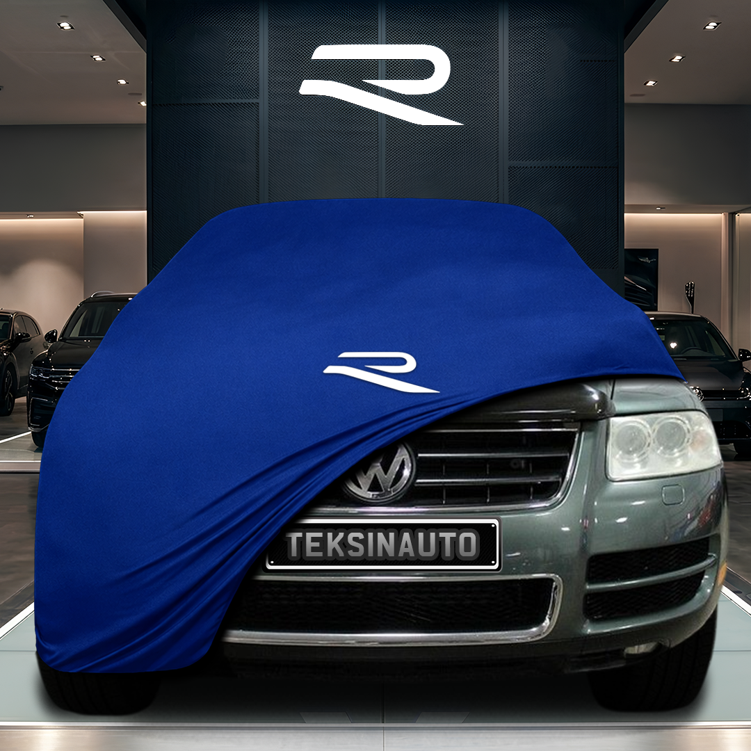 Volkswagen Touareg 1 (7L) (2002-2010) Custom Fit Indoor Car Cover Soft Stretch Black Gray Blue Red Dust Protection Garage Cover Laser Cut + Bag