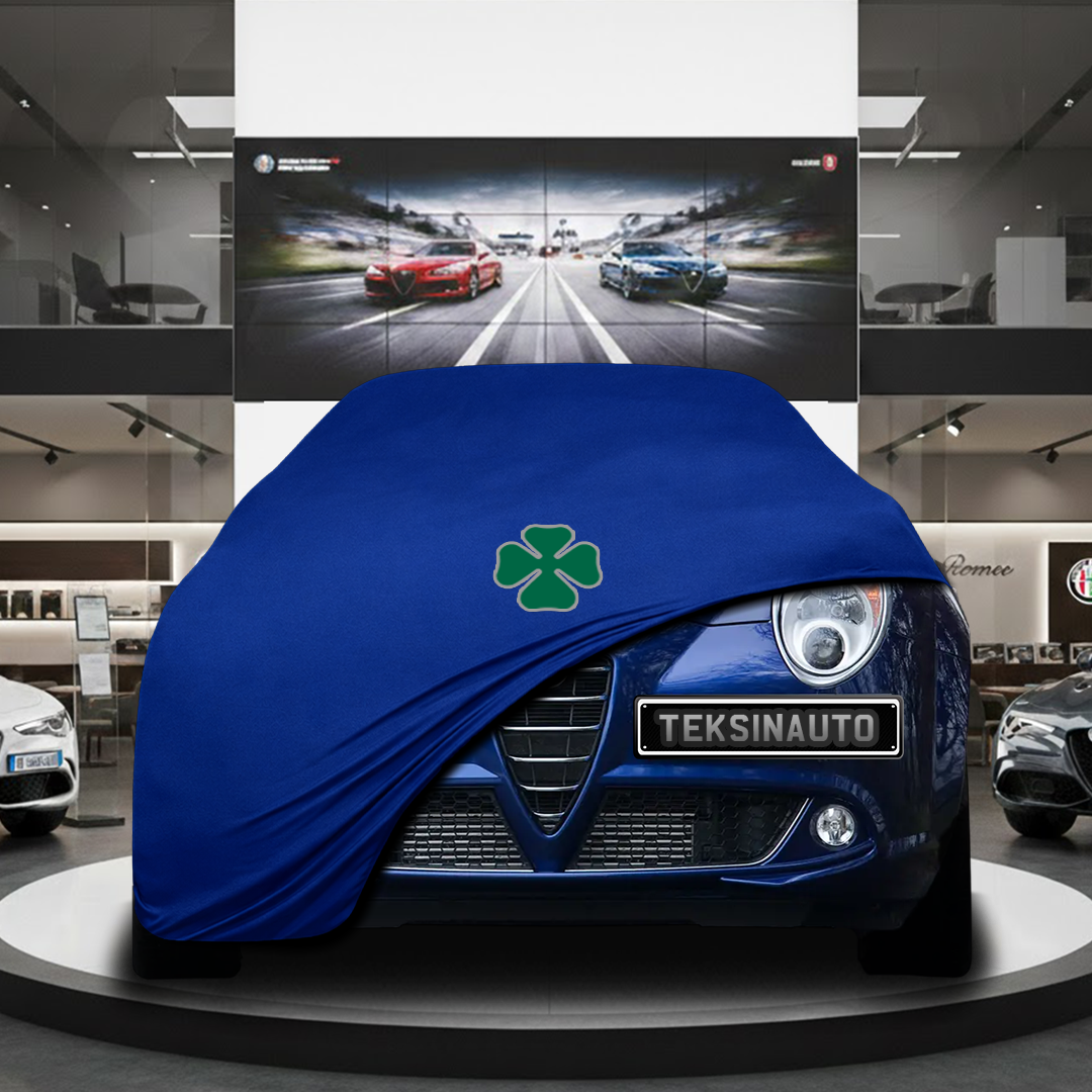 Alfa Romeo Mito Hatchback (2008-2018) Custom Fit Indoor Car Cover Soft Stretch Black Gray Blue Red Dust Protection Garage Cover Laser Cut + Bag