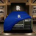 Rolls Royce Phantom 8 Extended Wheelbase (2017-) Custom Fit Indoor Car Cover Soft Stretch Black Gray Blue Red Dust Protection Garage Cover Laser Cut + Bag