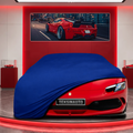 Ferrari 296 GTB Custom Fit Indoor Car Cover Soft Stretch Black Gray Blue Red Dust Protection Garage Cover Laser Cut + Bag