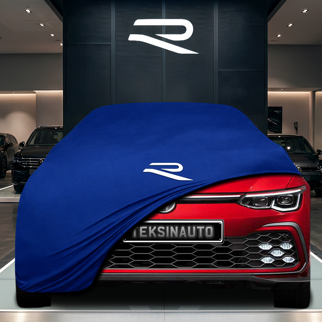 VOLKSWAGEN GOLF 8 (2020-) Custom Fit Indoor Car Cover Soft Stretch Black Gray Blue Red Dust Protection Garage Cover Laser Cut + Bag
