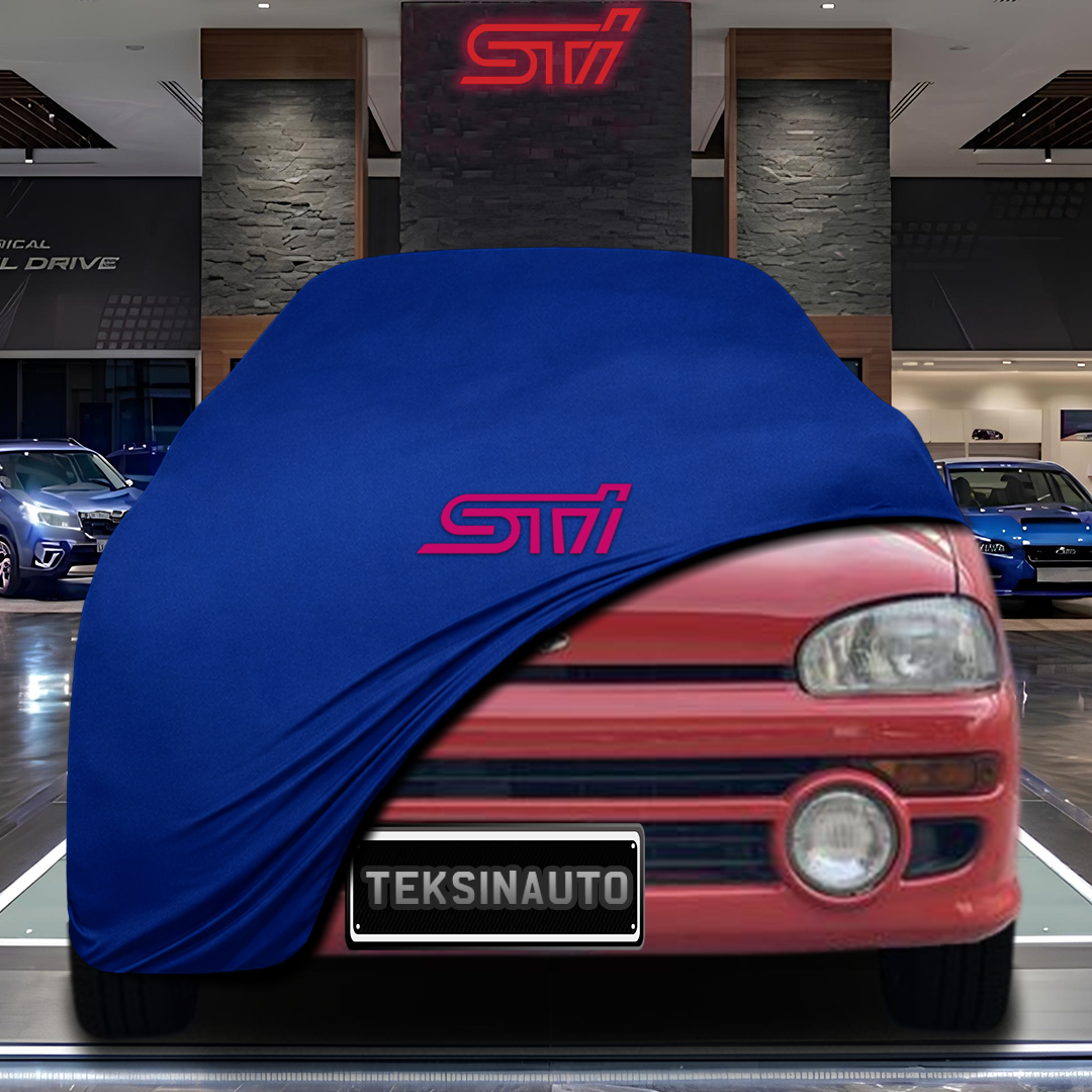 Subaru Vivio (1992-2000) Custom Fit Indoor Car Cover Soft Stretch Black Gray Blue Red Dust Protection Garage Cover Laser Cut + Bag